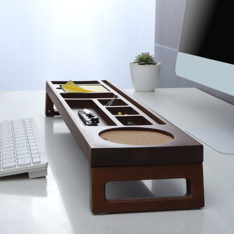 Walnut Desk Organizer