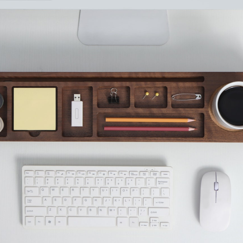 Walnut Desk Organizer