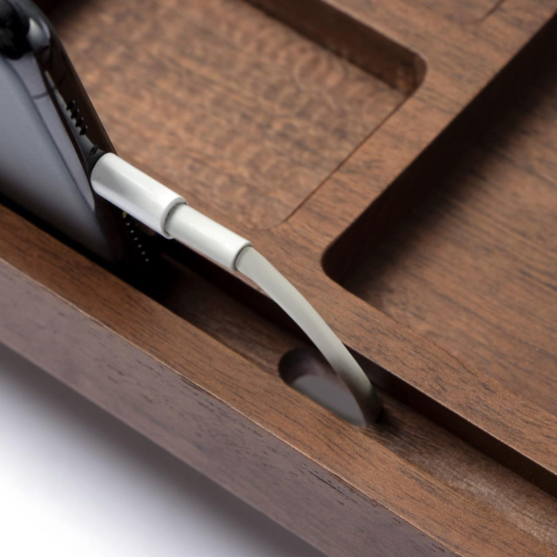 Walnut Desk Organizer
