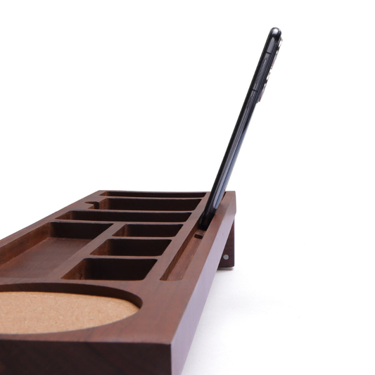Walnut Desk Organizer